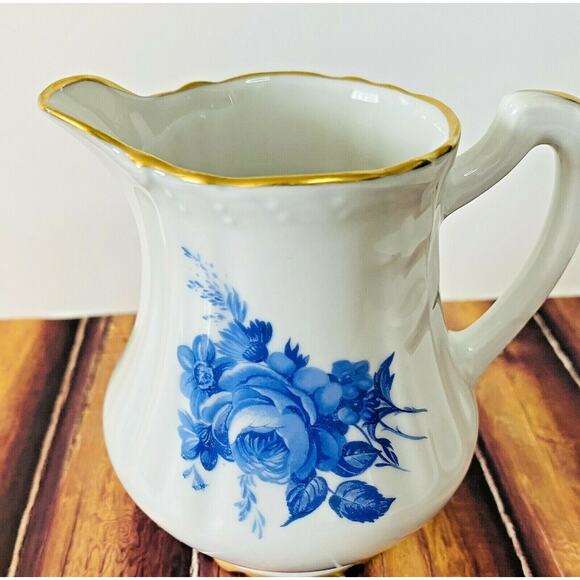 Antique Porcelaine De France Tea Pot Coffee Pot and Creamer Set of 3 - Picture 8 of 11